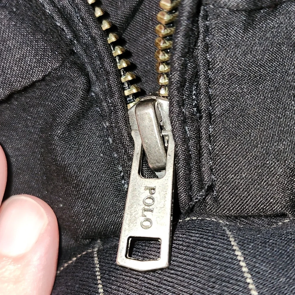 Polo by Ralph Lauren size XL, black w/cream‎ color jacket